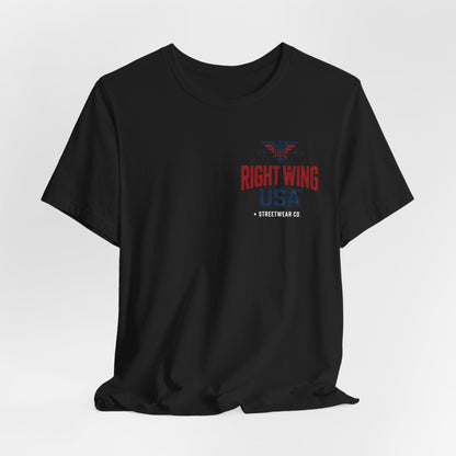 Proud American Tee — Right Wing USA Eagle Flag Patriotic T-Shirt