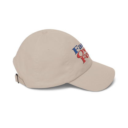 Faith Over Fear Dad Cap – Inspirational Christian Baseball Hat