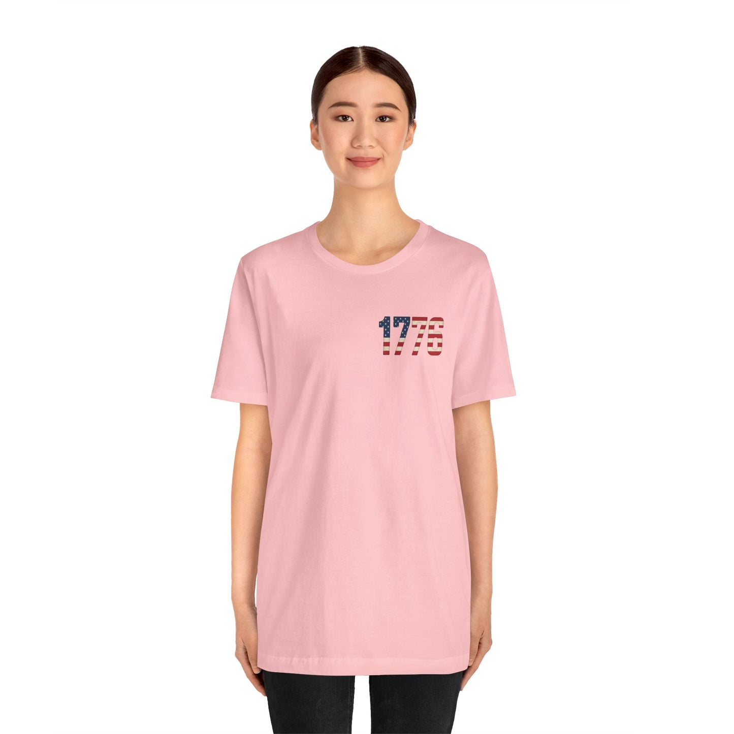 1776 We The People Patriotic Cotton Crew T-Shirt