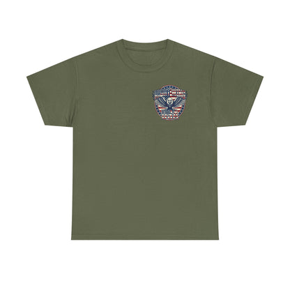 Patriotic Eagle Unisex Cotton Graphic T-Shirt