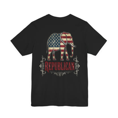 Republican Elephant Tee — Patriotic American T‑Shirt