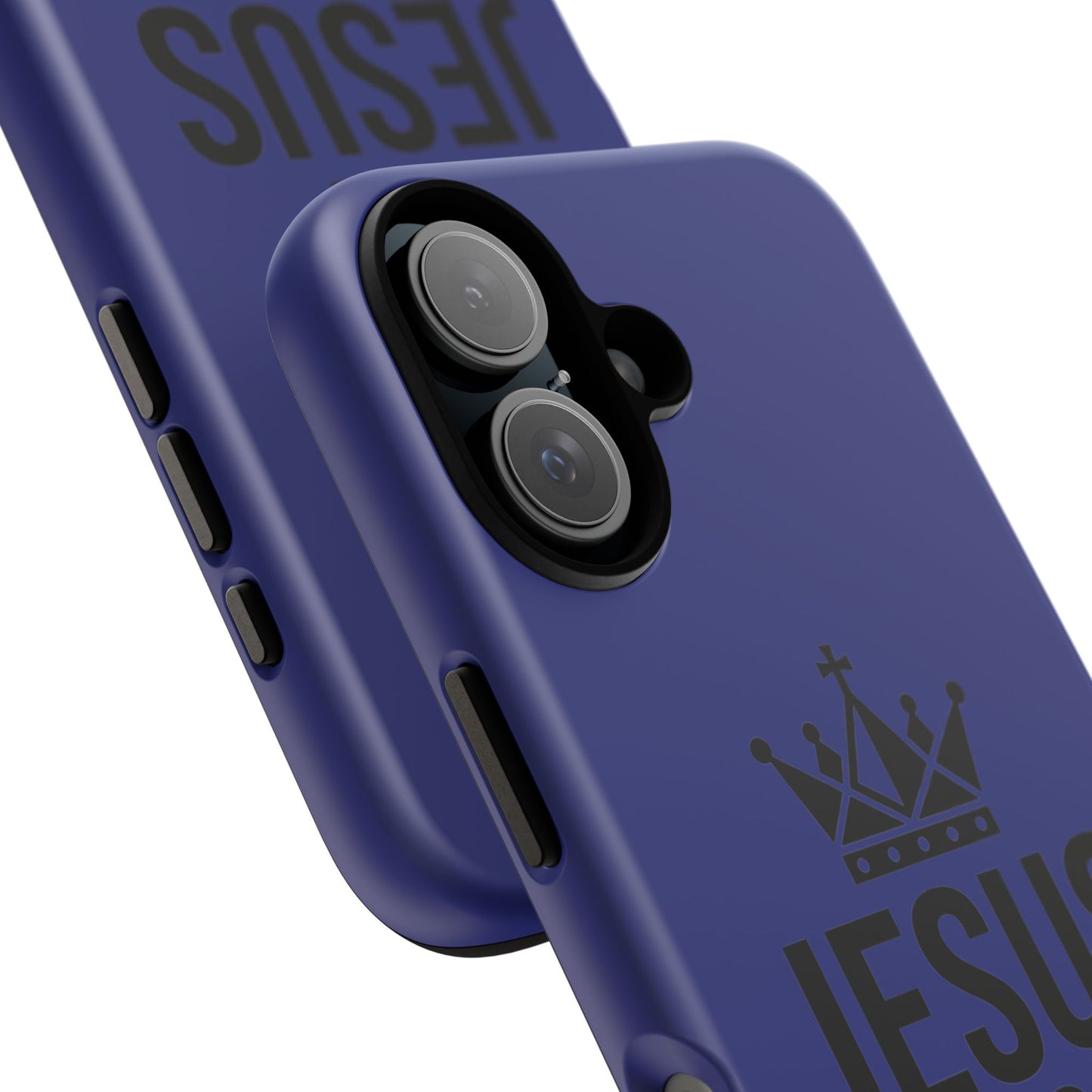 Jesus Is King Phone Case – Christian Faith Religious Protective Cover