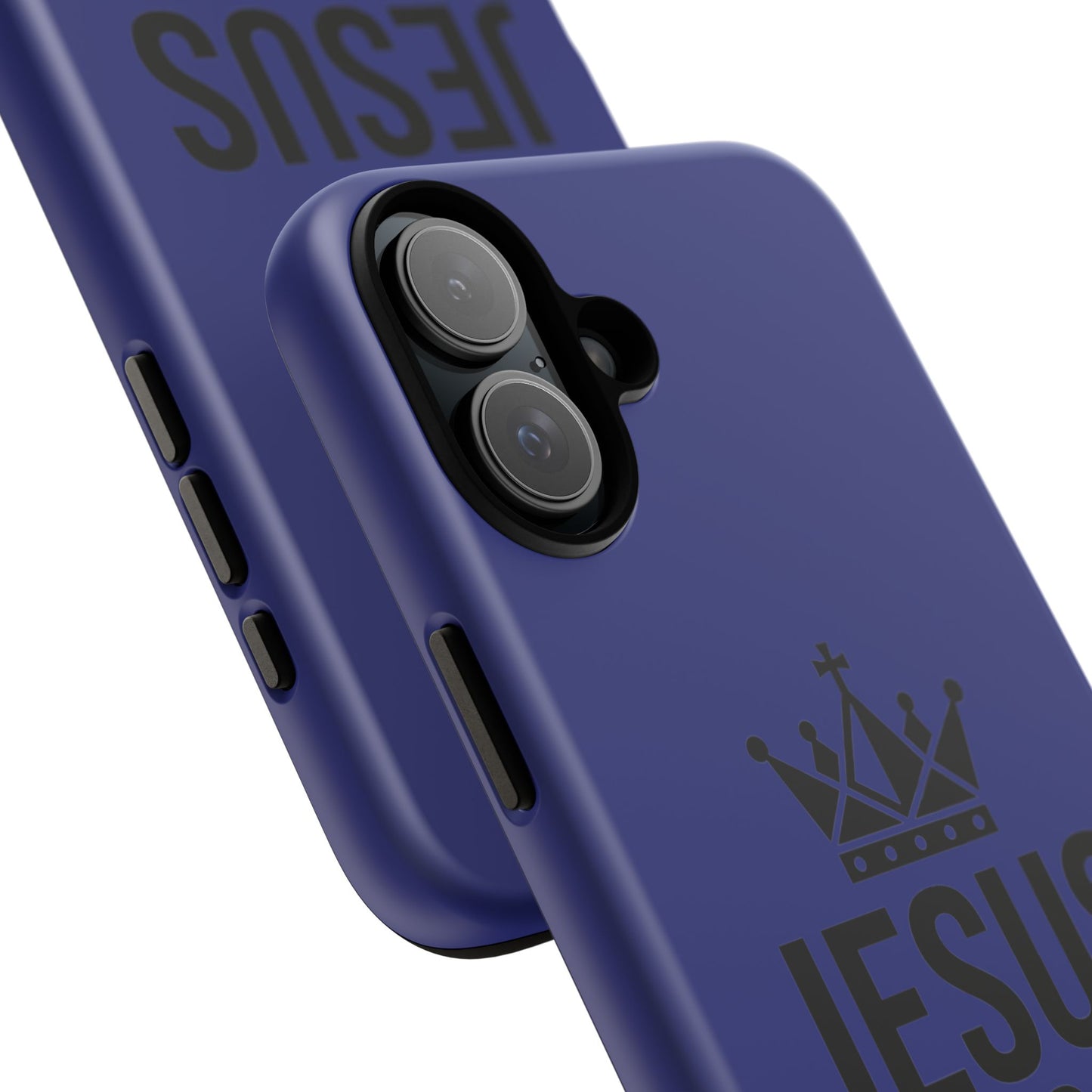 Jesus Is King Phone Case – Christian Faith Religious Protective Cover