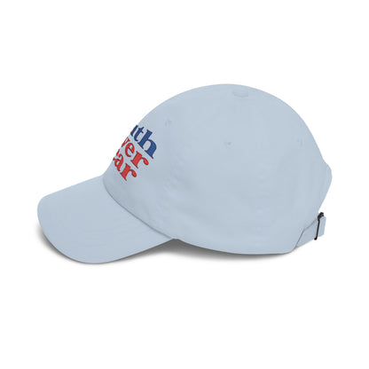 Faith Over Fear Dad Cap – Inspirational Christian Baseball Hat