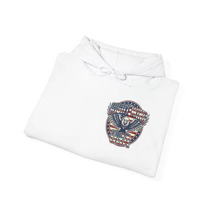 Patriotic Family Freedom Hoodie – American Flag Vintage Graphic