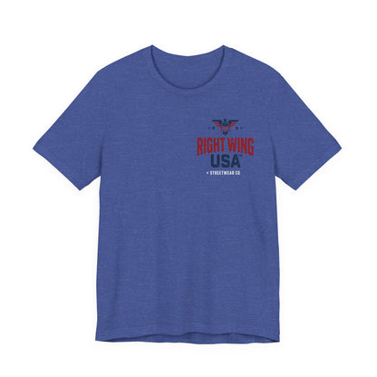 Proud American Tee — Right Wing USA Eagle Flag Patriotic T-Shirt