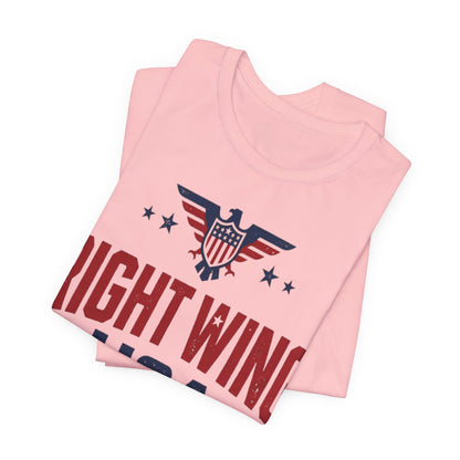 Patriotic Eagle Graphic T-Shirt – Short Sleeve Streetwear