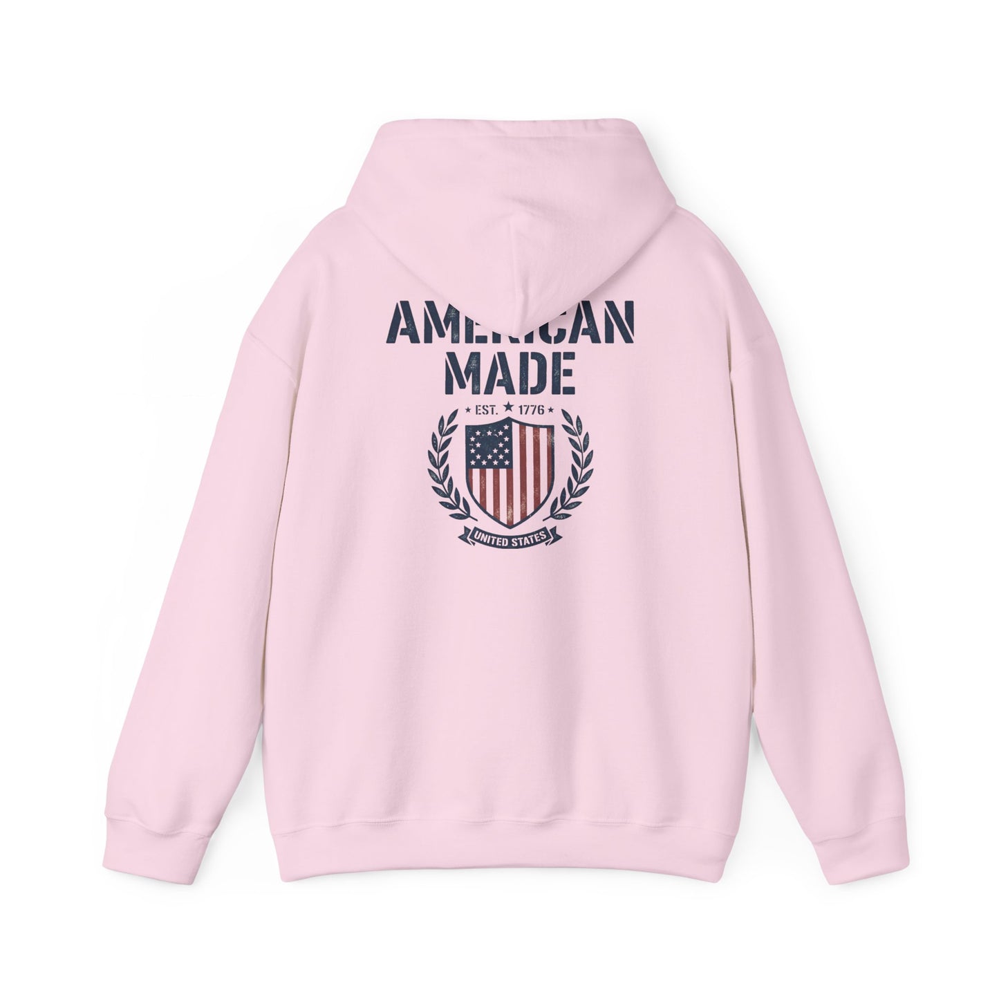 1776 American Made Hoodie — Patriotic USA Flag Sweatshirt