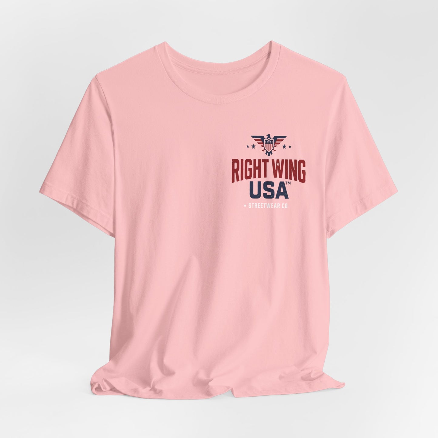 Proud American Tee — Right Wing USA Eagle Flag Patriotic T-Shirt