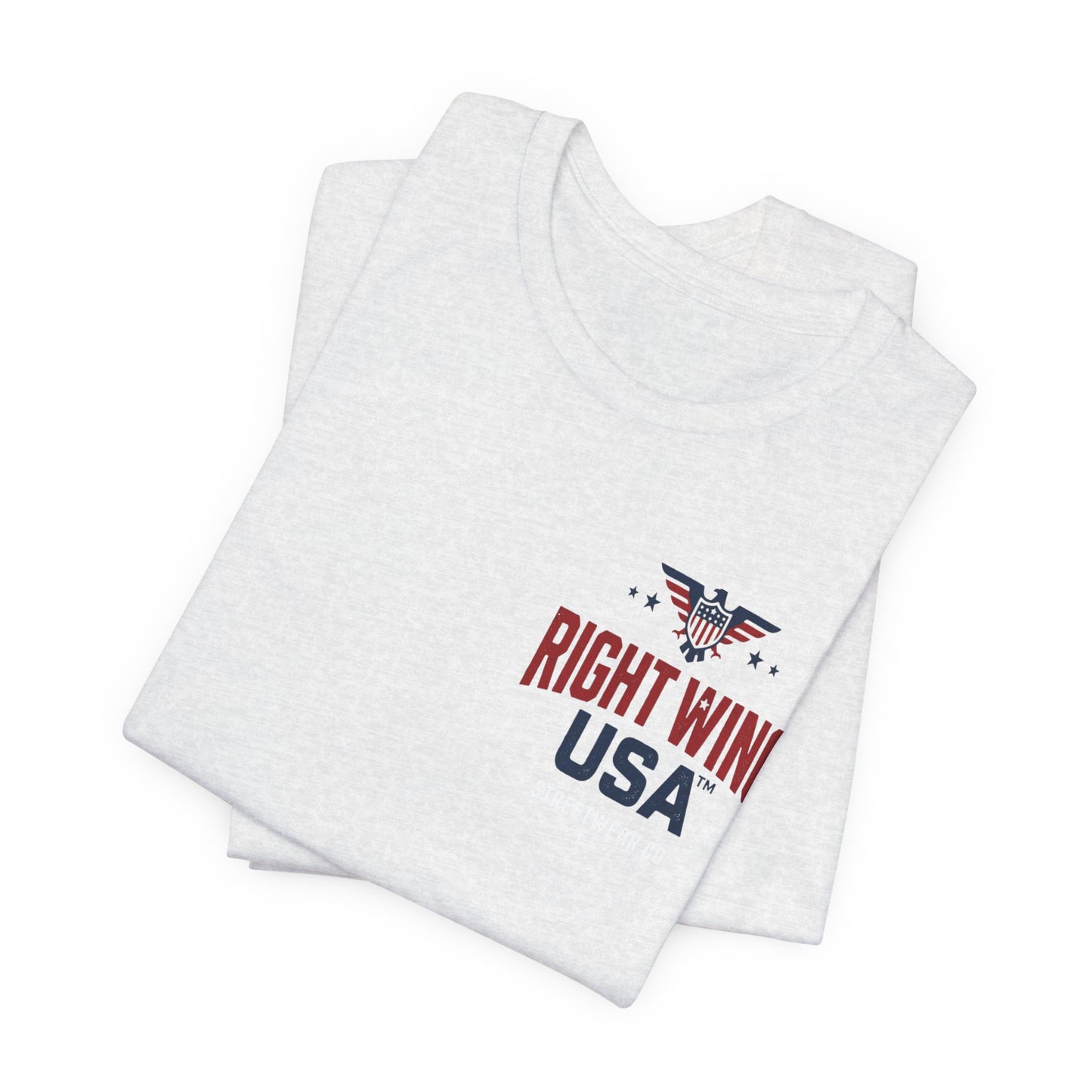 Proud American Tee — Right Wing USA Eagle Flag Patriotic T-Shirt