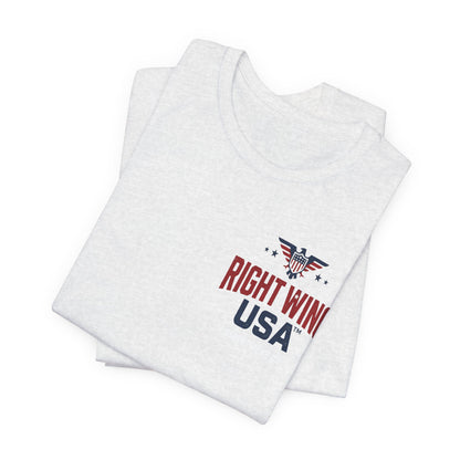 Proud American Tee — Right Wing USA Eagle Flag Patriotic T-Shirt