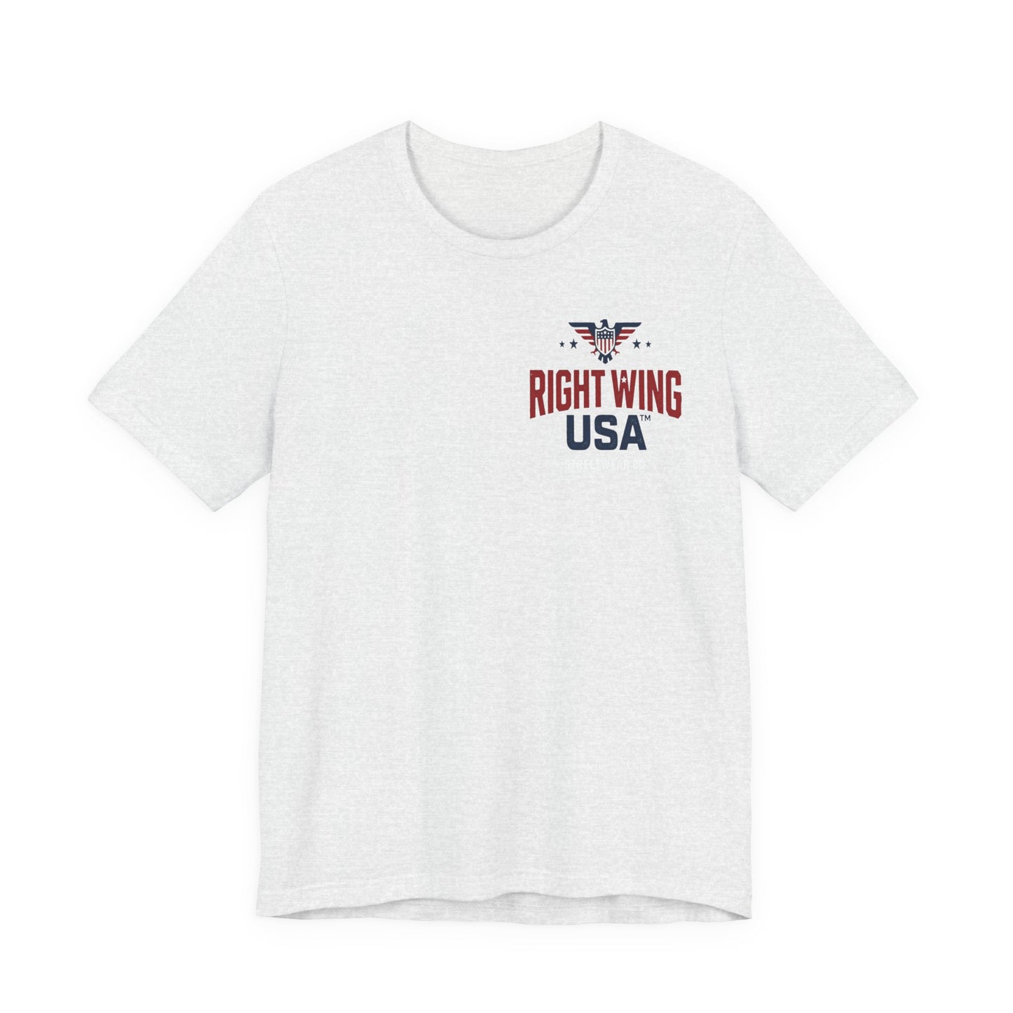 Proud American Tee — Right Wing USA Eagle Flag Patriotic T-Shirt