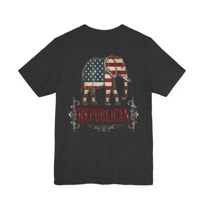 Republican Elephant Tee — Patriotic American T‑Shirt