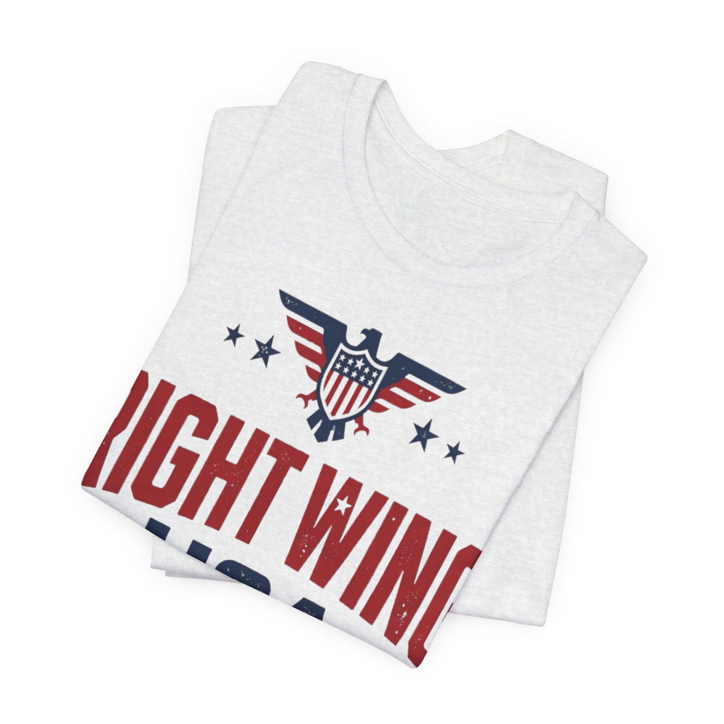 Patriotic Eagle Graphic T-Shirt – Short Sleeve Streetwear