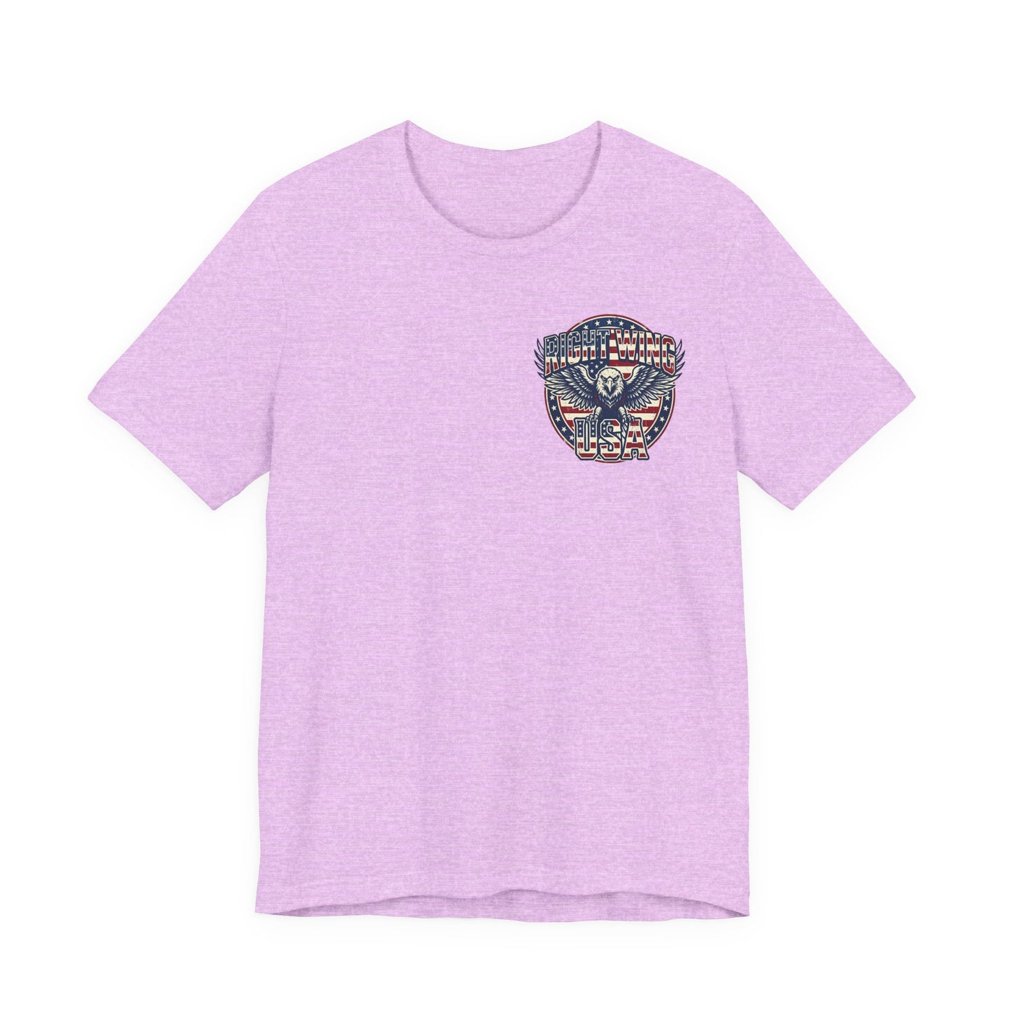Professional Button Pusher Tee — Patriotic Eagle & Donkey Political Graphic Shirt