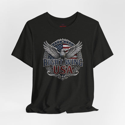 Right Wing USA Eagle T-Shirt — Patriotic Political Graphic Tee
