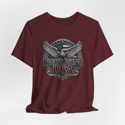 Right Wing USA Eagle T-Shirt — Patriotic Political Graphic Tee