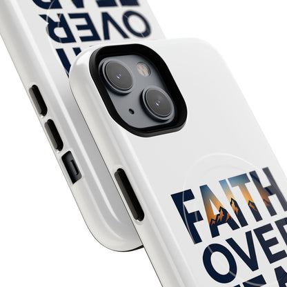 Phone Case — "Faith Over Fear" Tough Magnetic Protective Case